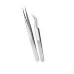 CRAFTS HAVELI Stainless Steel Tweezers with Thimble 2pcStainless Steel Craft Tweezers with Metal Finger Protector for Hand Sewing, Embroidery, Quilting, DIY Craft Tools Kit - Image 2