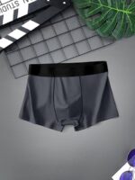 Men’s Anti-Bacterial Airsoft Trunk | Regular Fit Nylon Underwear | Breathable & Moisture-Wicking | Multicolor Pack of 3 - Image 2