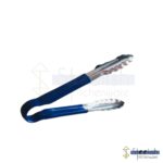 Stainless Steel Utility Tong for Kitchen Frying Cooking BBQ Tong | Serving Tong (Blue)