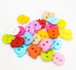 Kavya Craft Present Plastic Buttons Apple Shape Multicolor 15mm for Sewing, Knitting, Dress Making, Scrap Booking, Art and Craft, Decorations (50) - Image 2