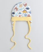 BUMZEE Baby Boys Cotton Printed Ear Flap Tying Cap Pack Of 2 - Image 3