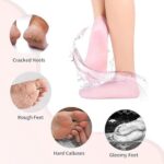 Silicon Heel Socks Heel for Crack Spa Gel Socks for Women and Men, Feet Protector Crack Heel Repair Socks with Moisturizing Natural Oil and Vitamin E Repair Dry Repair (1-PAIR)(A2) - Image 2