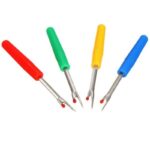 Plastic Handle Craft Thread Cutter and Seam Ripper Stitch Unpicker Sewing Tool for Tailoring Home Supplies DIY Sewing Kit 2Pcs Multicolour - Image 4