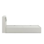 Spacewood Whitora Bed |King Size (78 X 72) Engineered Wood Bed with Box Type Storage | Shelfs in Headboard | 3 Year Warranty | Modern Design |Engineered Wood | Kingston White - Image 8