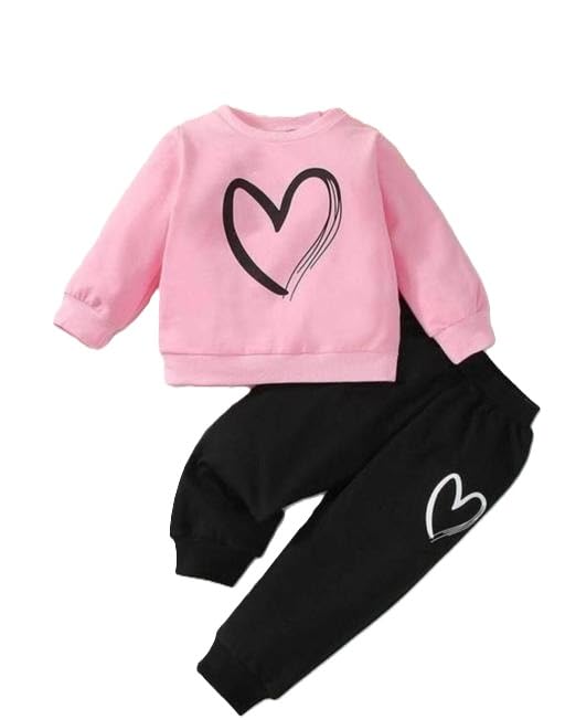 41rwJ-mAHhL.jpg Unisex Baby Long Sleeve Dil Pink_Parent Top Bottom Clothing Set for Summer Comfort Casual Daily Outfit - Image 1