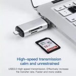 3 in 1 Card Reader Type C to SD Micro SD TF/USB 3.0 Laptop Adapter OTG Accessories Smart Memory Card Reader - Image 2