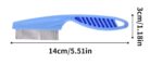 6 in 1 Pet Grooming Kit for Dog and Cat with Shedding Brush Nail Clipper Bath Brush Flea Comb and Complete Grooming Tools Set for Home Pet Hair Care Fur Cleaning and Professional Daily Pet Grooming Use - Image 8