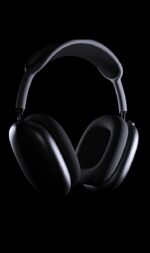 Over Ear Headphones | Wireless Audio Headset | Black and Silver Finish | Bluetooth Connectivity | Comfortable Cushions | Portable Headphones for Music Calls Travel Use