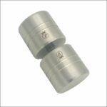 Prince Eleven Stainless Steel Knobs for Door/Cabinets | Toilet Partition Fitting Support Drawer Steel Knob Handle Set for Wardrobe & Home Furniture | Rust-Free & Easy-to-Install Knobs (2 PCS - 1 Set)