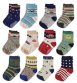 Non Slip Kids Toddler Socks with Grip, Assorted Prints, Socks for Babies to Toddlers, Anti Skid Socks, Crawling Socks with Grippers (colors and designs as per availibility) - Image 7