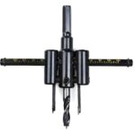 Oblivion Hole Saw Cutter – Adjustable Circle Drill Bit Set for Wood & Metal – Black Round Hole Cutter for Drill Machines – DIY Twist Cutting Tool for Woodworking (Hole Saw Cutter (30-120mm)) - Image 2