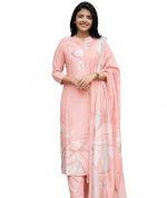 Sun Fashion And Lifestyle Kurta Sets for Woman | Kurti Set |Women's 3 Piece Kurta Pant Dupatta Set |Cotton Blend Kurta Woman |Elegant Suit for Women |Dupatta