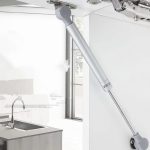 VOLO 100 N Hydraulics Gas Spring Stay STRUT Pneumatic Lift Support Cabinet Hinges Support, Capacity 10 KGS (Pack of 2 PCS) Size 10 INCHES,Material:Iron, Color:Silver - Image 4