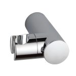 Jaquar 35mm Dia x 100mm Long Round Wall Bracket for Hand Shower – Heavy Duty, Easy Installation, Modern Bathroom Fixture Mount, Sliver, Chrome Finish