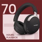 GameSir Bass Wireless Headphones with 40mm Drivers, Deep Bass Stereo Sound, Bluetooth 5.3, Over-Ear Noise Isolation Headset with LED Light, Built-in Mic for PC, Mobile & Laptop (Black) - Image 9