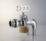 Lockable Garden Tap 1/2"– Monkey-Proof & Tamper-Proof Outdoor Water Faucet Tap – Rust-Resistant Chrome Plated Steel Bibcock for Home & Commercial Use (Lock not Included)