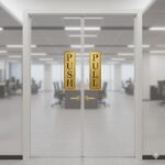 Premium Golden Acrylic Push Pull Sign Board 6"x2" For Office and Shop Glass and Wooden | Self Adhesive Sticker for Door | Push and Pull Sticker for Hospital Malls Office - Image 3