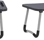 AJB Multi-Purpose Laptop Desk for Study and Reading with Foldable Non-Slip Legs Reading Table Tray, Laptop Table, Laptop Stands, Laptop Desk, Foldable Study Laptop Table, Study Table (Black)