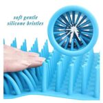 Dog Trust Dog Grooming Foot/Paw Washing Cup, Pet Paw Cleaner, Portable Dog Washer with Feet Soft Silicone Bristles Small Medium Large Dogs (Color May Vary) (Medium) - Image 3