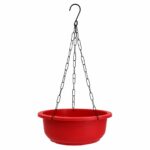 Plastic Hanging Bird Feeder Pot for Outdoor Garden & Balcony | Bird Feeder Nesting Pot | Decorative Weatherproof Bird Pot for Sparrows, Finches & Small Birds | Home Garden Décor - Image 3