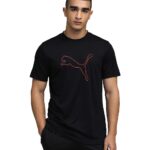 Puma Men Polyester Solid Regular Fit T-Shirt