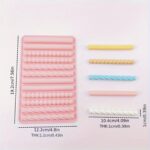 Long Strips Fondant Mold 12 Line Bar Cheese Stick Molds Edible Lace Mould Vintange Cake Border Decoration Frame Birthday Wedding DIY Craft Decor Candy Chocolate Surgarpaste Gumpaste Tool - Image 2