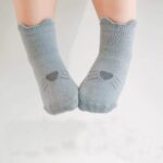 FedMois 5 Pairs Baby Kids Anti-slip Socks Cotton non skid Ankle Socks Animals, Multicolor, 1-3 Years - Image 6