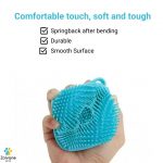 ZOIVANE Dog Bath Brush | Soft Silicone Bristles Pet Grooming/Bathing & Massage Brushes | Dog & Cat Accessories | Labrador, German Shepherd, Golden Retriever | Shampoo Dispenser Washing Brush-Pack of 1 - Image 2