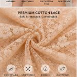 Women Deep Neck Cleavage Cover Up Lace Camisole Insert Clip On Modesty Panel for Low Cut Tops, Kurtis, Dresses & Saree Blouses, Soft Comfortable Inner Cover for Women - Image 4