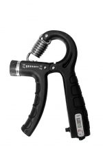 Adjustable Hand Grip Strengthener with Counter (10kg-100kg) for Men & Women – Forearm Exerciser Finger & Wrist Workout Grip Trainer for Gym Home Fitness & Rehabilitation Exercise Equipment (Black)