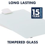 Quartet Infinity Dry Erase Glass Board Desktop Easel with Removable Clip & Marker, Non-magnetic Glass Whiteboard on Stand for Table Desk, Shops, Office, Home, 0.8 x 0.9 feet, 23 x 28 cm, 9 x 11 inches - Image 8