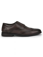 Liberty Fortune HOL-125E – Premium Leather Oxford Brogue Lacing Formal Shoes – Stylish, Cushioned & Non-Slip – Business, Wedding, Office Wear – Black, Brown, Tan – Shoes for Men Formal - Image 2