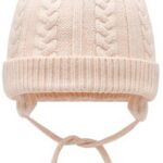 Baby Boys Girls Winter Knit Cap Soft Fleece Velvet Fur Ear Flap Woolen Hat | Skull Beanie Unisex Kids Winter Hat (3 Months - 3 Years)