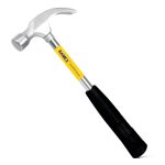 RAMEX Steel Shaft Hammer 8 Oz - Forged Steel Head for Superior Strength & Durability - Carpenter Tools for Wood Work, Home and Professional, 2 in 1 Combination Claw & Flat Head, 400gm (Pack of 1), DIY