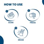 Happi Planet Magic Eraser | Pack of 4 | No Scratch Multi-Surface Cleaning Sponge | Removes 100+ Tough Stains | Just Add Water | Walls, Kitchen, Bathroom, Shoes & Switch Boards - Image 3