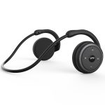 B95 Small Bluetooth on Ear Headphones Wrap Around Head - Sports Wireless Headset with Built in Microphone and Crystal-Clear Sound, Foldable and Carried in the Purse, and 12-Hour Battery Life, Black