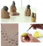 53ARTS 5Pcs Wooden Embossing Stylus Dotting Tool Kit with Metal Modelling Ball Pen for Mandala Art, Clay Pottery Ceramic, Nail Art, Ornaments DIY Craft Supplies in Different Sizes - Image 2