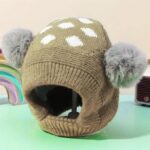 Gajraj Baby Boys Girls Winter Knit Cap Hat Soft Fleece Woolen Hat | Skull Beanie Monkey Cap with Cute Pom Pom Details Unisex Kids Winter Hat (1 Year to 7 Yrs) - Image 4