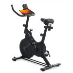 Fitkit by Cult FK7002 Spin Bike with 6Kg Flywheel, Brake Pad Resistance for Fitness at Home Workouts|LCD Screen|Max Weight Capacity: 120 kg (Black)