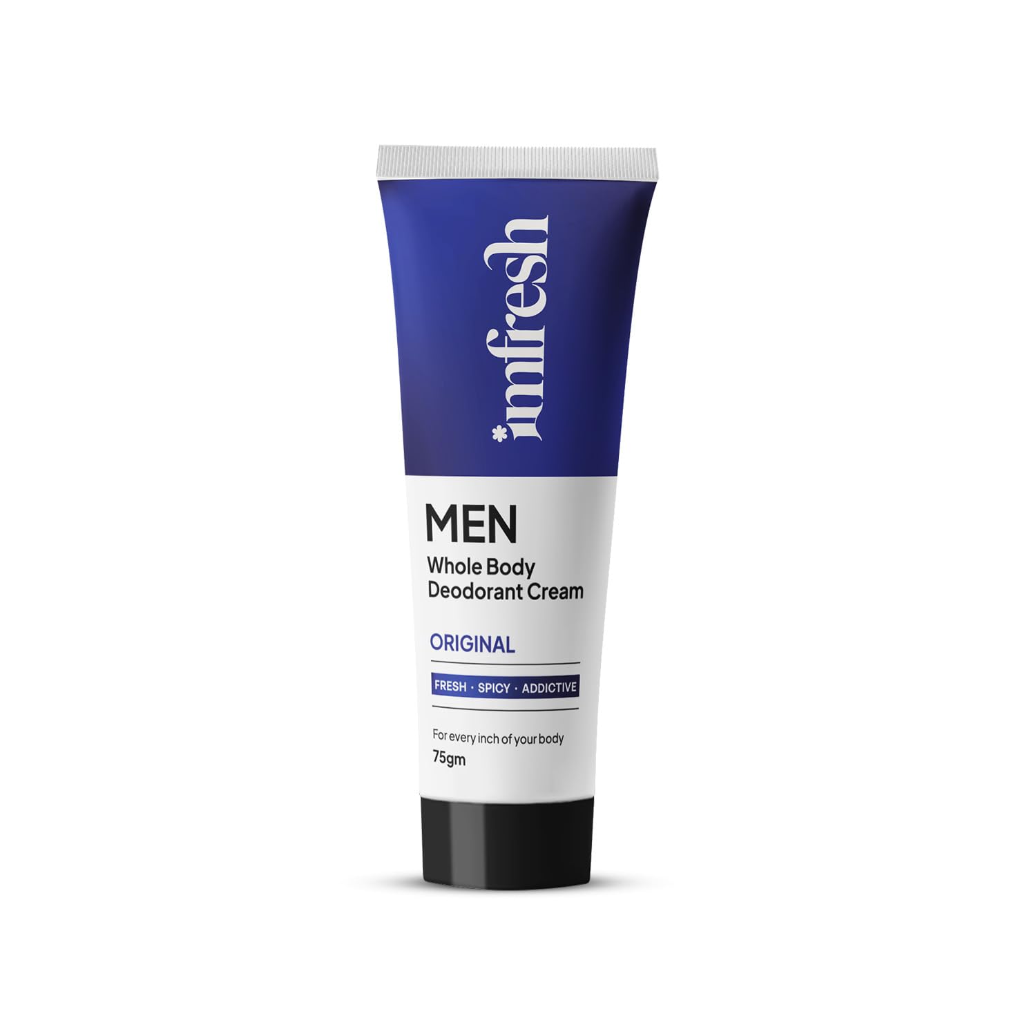 519gt68ubfL._SL1500_.jpg imfresh Men Original | Deodorant Cream For Whole body & Underarms Area | Long Lasting Odour Control | Whole Body Odour Protection | Helps in brightening underarms, 75gm, As Seen on Shark Tank - Image 1