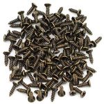 480PCS Multi-Size Screws Set – Assorted Hardware Screws for Wood, Furniture, DIY & Home Repair Projects (Antique Bronze, M2x8mm)