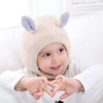 Winter Warm Ear Protection Knitted Woolen Unisex Baby Hat | Monkey Cap with Cute Ear Kids Winter Cap (Age 2 to 8 Yrs) - Image 2