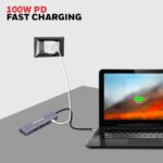 Honeywell New Launch 5-in-1 Type C Docking Station with 4K HDMI Port, USB 3.0 & 2 X USB 2.0 Ports & Type C 3.0 PD 100W, for All Type C Devices- Windows/MacBook, On-The-Go Feature - Image 7