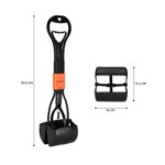 Amazon Basics Folding Jaw Clamp Poop Scooper | Pet Waste Picker | Large - Image 7
