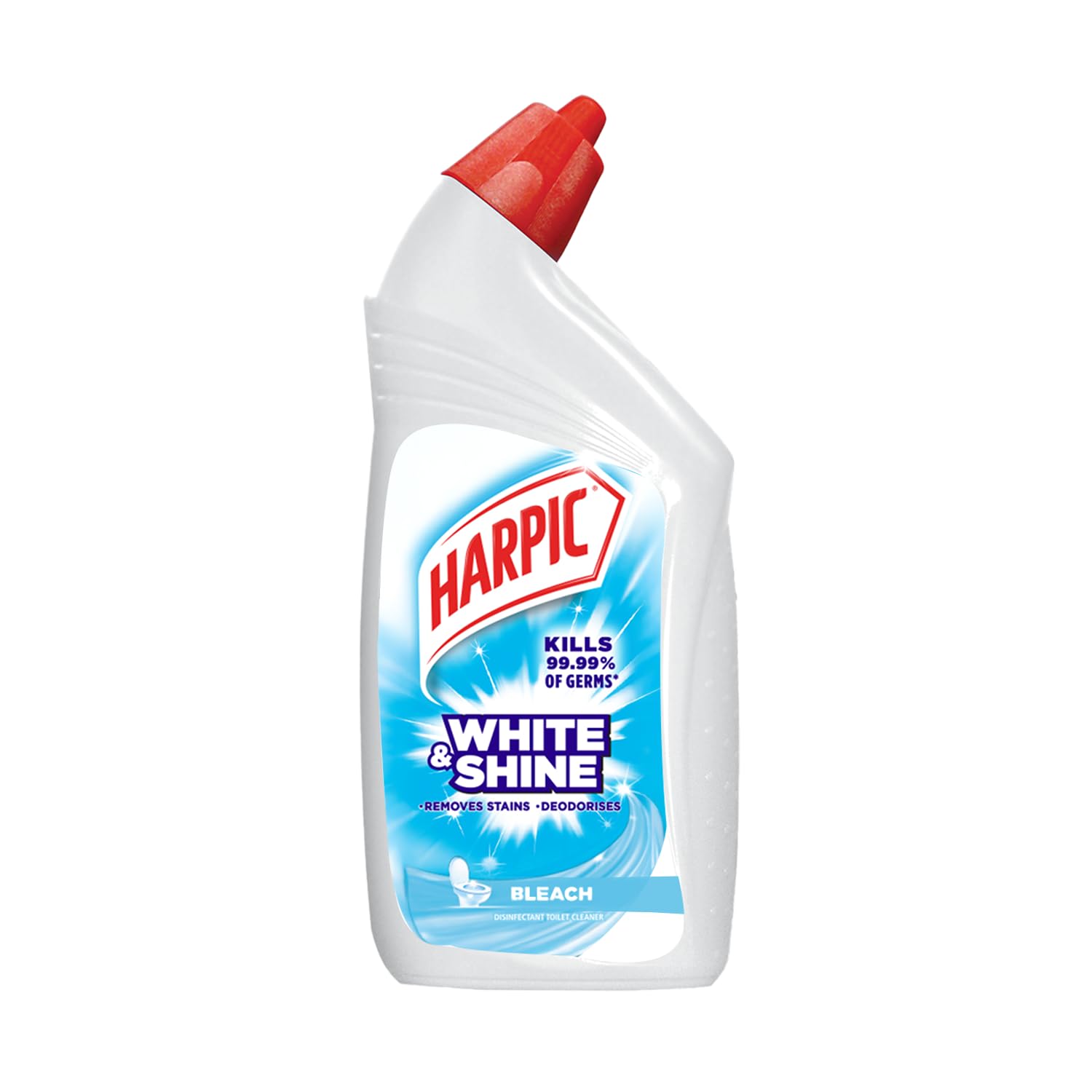 51Ak3ADAC8L._SL1500_.jpg Harpic White and Shine Disinfectant Toilet Cleaner Bleach - 500 ml | India's # 1 Toilet Cleaner - Image 1