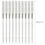 Premium Organ Art and Craft Stainless Steel Needles | Size 11, 14, 16, 18, 21 | HAx1 - 11/75, 14/90, 16/100, 18/110| Set of 05 Needles Each | Home Use Sewing Machine Needle (4 Packets) Total 20 Pcs | Type : One Side Flat - Image 6