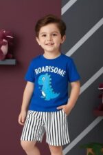 Baby Boy's Printed Top Bottom Clothing Set Pack of 2| Comfortable, Breathable, Lightweight, Skin Friendly|SL_287 - Image 3