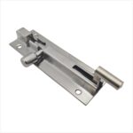 Marble Tower Bolt with 6 Screws (Set of 2) | 4-Inch Stainless Steel Tower Bolt | Heavy-Duty L-Shape Stopper | Hook-Style Slide Lock | Matt Finish | Door & Window Fitting Hardware - Image 5
