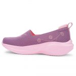Liberty LEAP7X GLOWSTAR-E Slip-On Sneakers for Women - Peach & Navy Knitted Casual Shoes | Memory Foam Cushioned Insole, Lightweight Slip-On Shoes for Walking, College & Casual Outings - Image 7