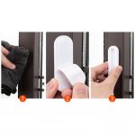 Self-Adhesive Handles for Sliding Windows and Doors 4-Pack Self-Stick Instant Pulls for Cabinets Drawers and Wardrobes Auxiliary Furniture Handles for Glass Tile and Wood Surfaces - Image 8